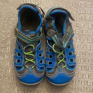 Stride Rite Blue and Green Kids' Sneakers/Watershoes